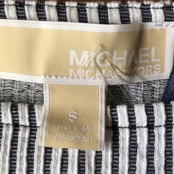 NWT Michael Kors navy striped top - Picture 3 of 7